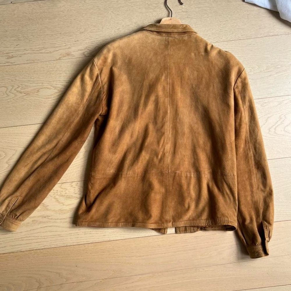 Eddie Bauer Brown Suede Jacket - Picture 3 of 4